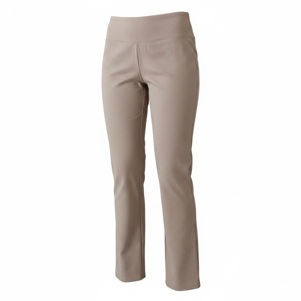 Soft Surroundings Slim-sation by Multiples Bootcut Pants Beige Size L